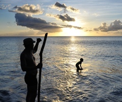 Bachelor party in french caribean island