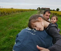 Une séance familiale à Vouvray